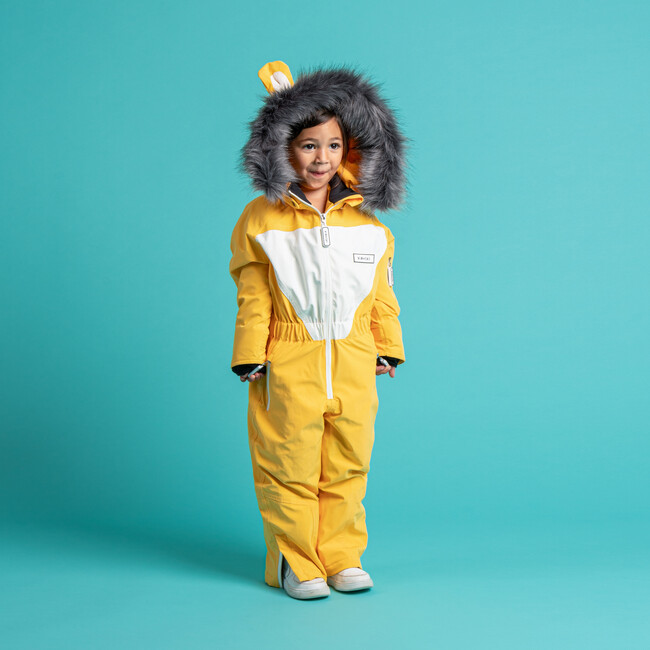 Cub the Lion Ski Suit with Faux Fur trim