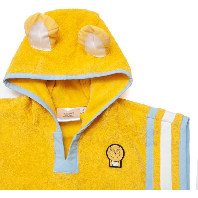 Kid's Cub Poncho Towel,Yellow - Cover-Ups - 4