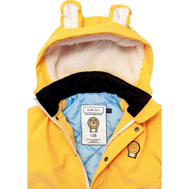Cub The Lion Coat, Yellow - Coats - 7