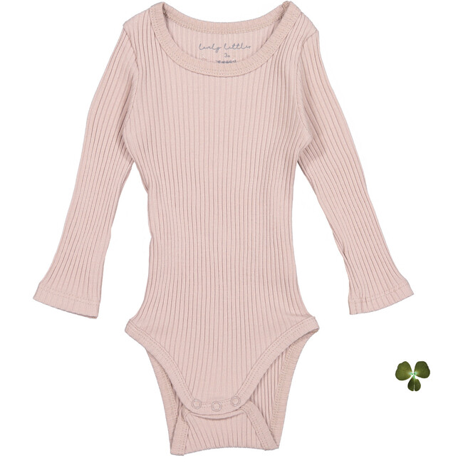 The Ribbed Long Sleeve Onesie, Mauve