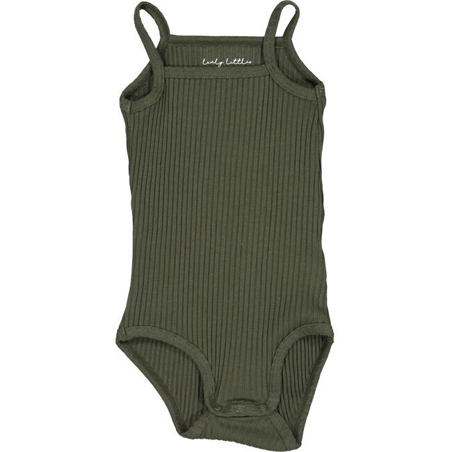 The Ribbed Tank Onesie, Moss