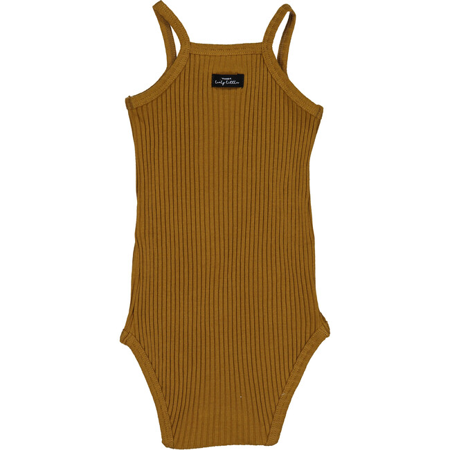 The Ribbed Tank Onesie, Cider - Onesies - 2