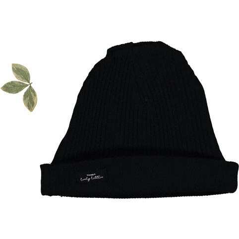 The Ribbed Hat, Black
