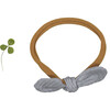 The Ribbed Bow, Slate - Hair Accessories - 2