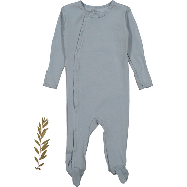 The Cotton Snap Romper, Ocean