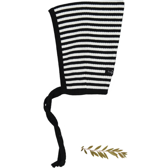 The Ribbed Pixie Bonnet, Stripe