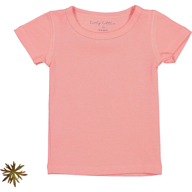 The Cotton Short Sleeve Tee, Coral - Tees - 1