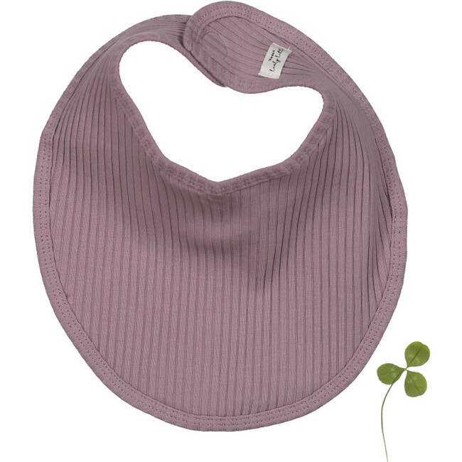 The Ribbed Bib, Violet