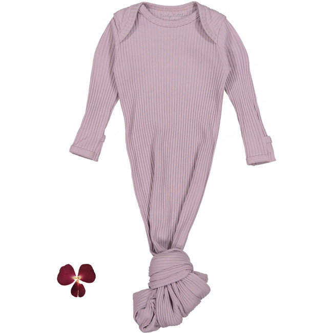 The Ribbed Baby Gown, Violet