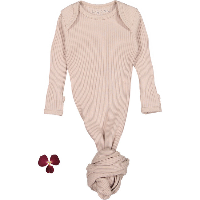 The Ribbed Baby Gown, Mauve