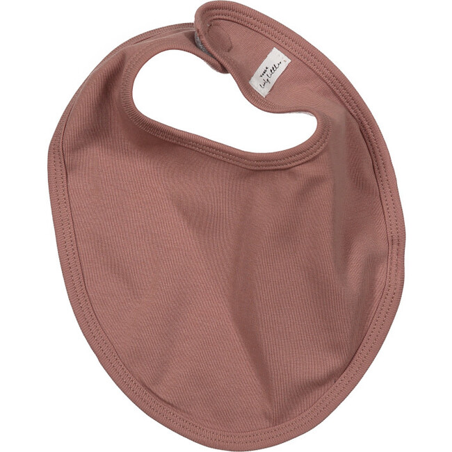 The Cotton Bib, Rosewood - Bibs - 1