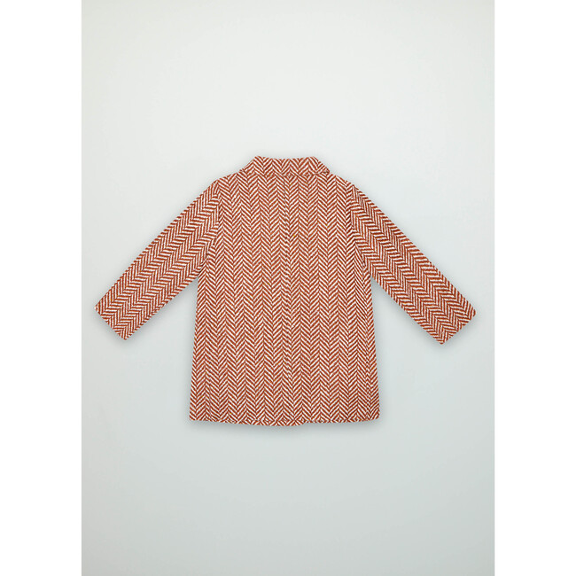 Ronie Coat, Toffe Herringbone - Wool Coats - 3