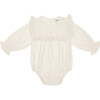 Violeta Baby Romper, Natural - Rompers - 1 - thumbnail