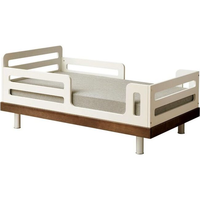 Classic Toddler Bed, Walnut - Beds - 1
