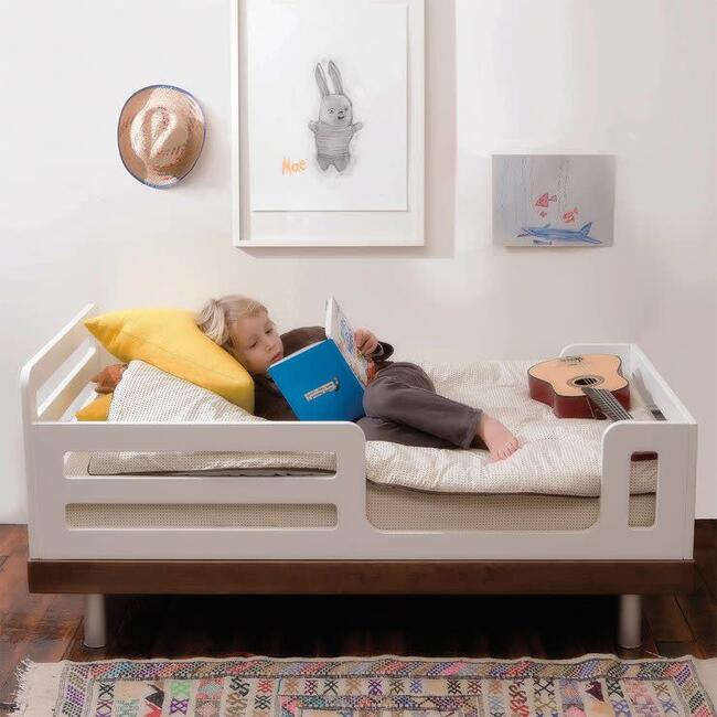 Classic Toddler Bed, Walnut - Beds - 3