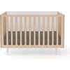 Fawn 2-in-1 Crib System, White/ Birch - Cribs - 3