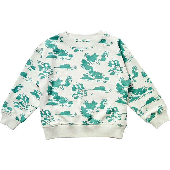 Clouds Sweatshirt, Sea Glass