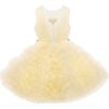 Powder Azalea Dress, Yellow - Dresses - 2