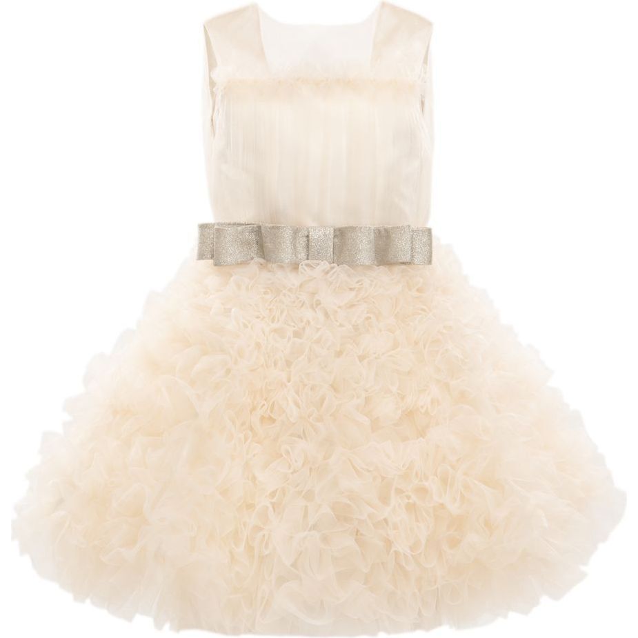 Powder Azalea Dress, Cream - Dresses - 1