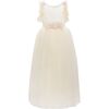 Loretta Dress, Champagne - Dresses - 1 - thumbnail
