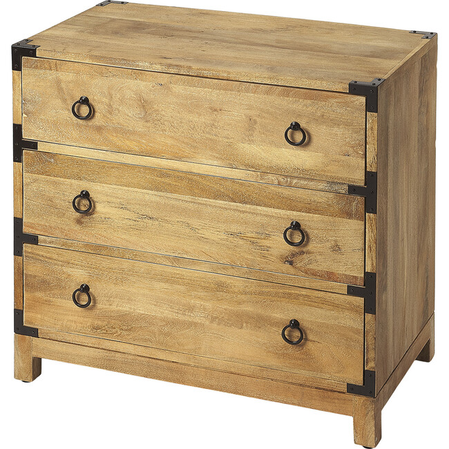 Forster Campaign Chest, Natural Mango Wood
