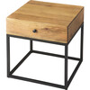Brixton Side Table, Iron/Wood - Accent Tables - 1 - thumbnail