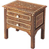 Chevrier Wood & Bone Inlay Chest, Natural - Dressers - 1 - thumbnail
