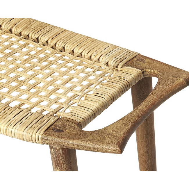 Tristan Rattan Stool, Natural - Accent Seating - 3