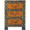 Dharma Hand-Painted Accent Table, Bright Multi - Accent Tables - 1 - thumbnail