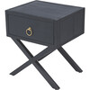 Lark End Table, Navy - Accent Tables - 1 - thumbnail