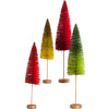 Christmas Bottle Brush Forest, Set of 4 - Accents - 1 - thumbnail