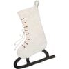 Ice Skate Christmas Stocking, White - Stockings - 1 - thumbnail