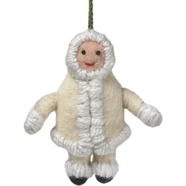 Eskimo Gal Ornament, Cream - Ornaments - 1