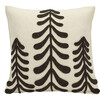 Chocolate Trees Pillow, Cream - Accents - 1 - thumbnail