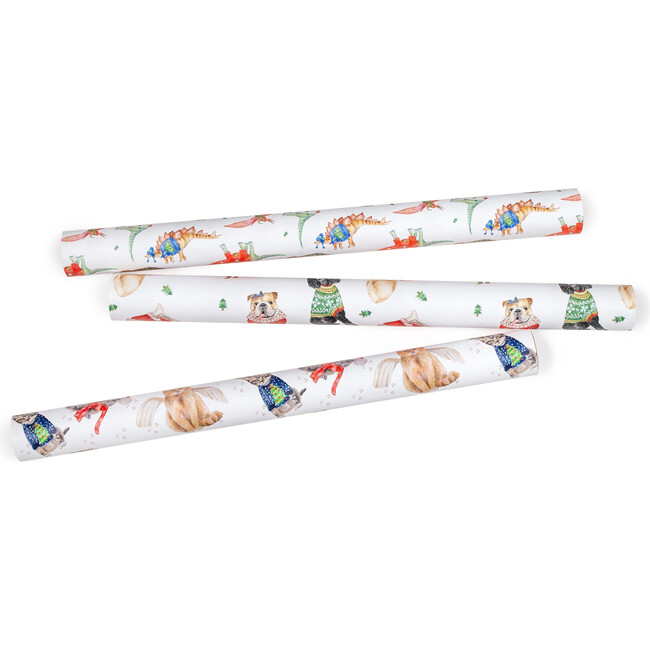 Festive Creatures Wrapping Paper Trio - Paper Goods - 3