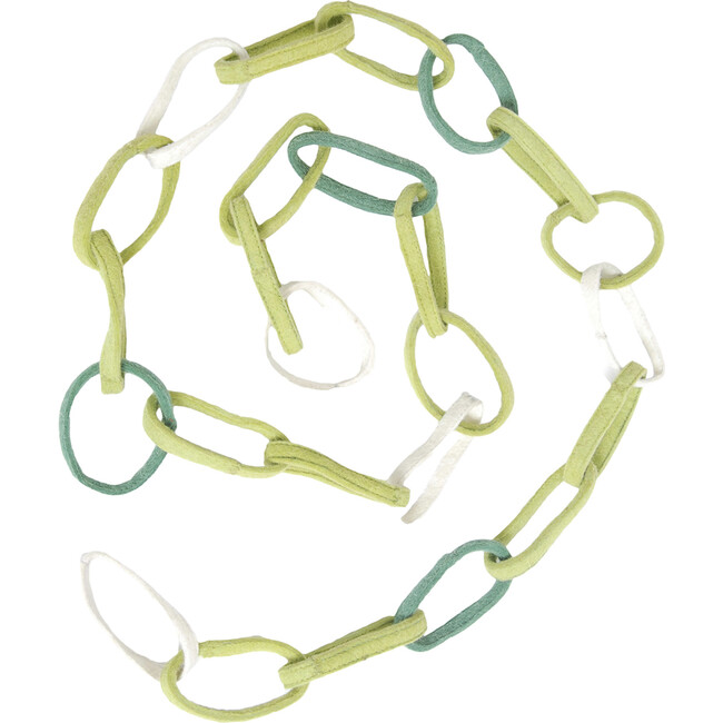Chain Loop Garland, Green - Garlands - 1