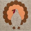 Thanksgiving Turkey Table Runner, Orange/Grey - Accents - 2