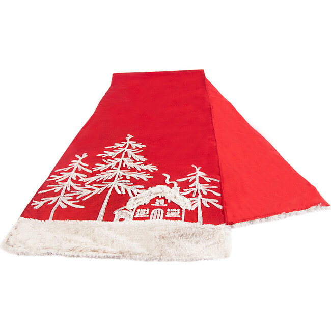 Snowy Village Table Runner - Tree Skirts - 1
