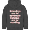 Weekend Hoodie, Washed black - Sweatshirts - 1 - thumbnail