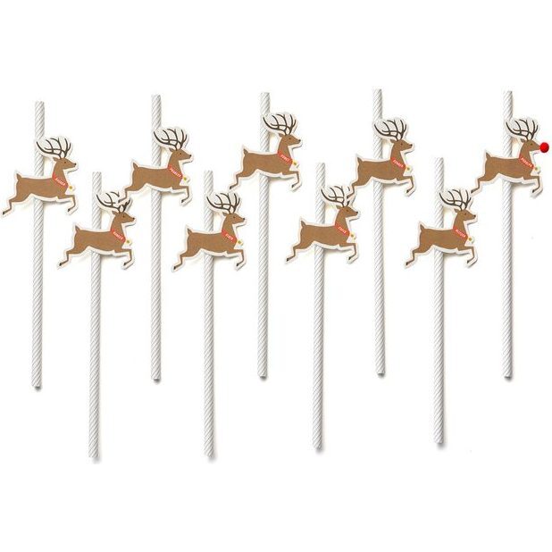 Reindeer Straws - Paper Goods - 1