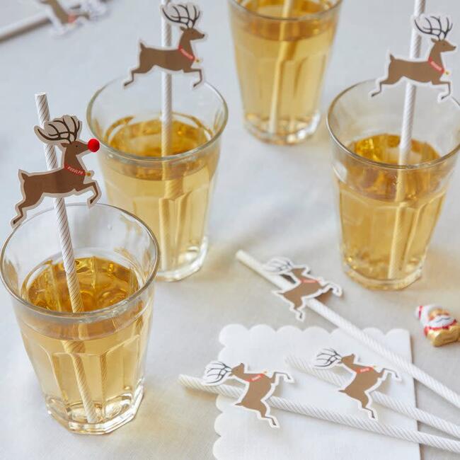 Reindeer Straws - Paper Goods - 2