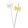 Holiday Bow Straws, Silver and Gold - Paper Goods - 1 - thumbnail