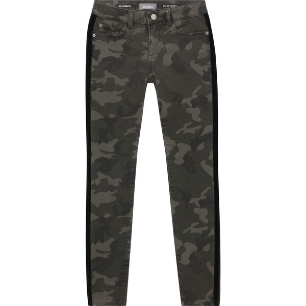 Chloe Skinny, Dark Camo Stripe - DL1961 Pants | Maisonette