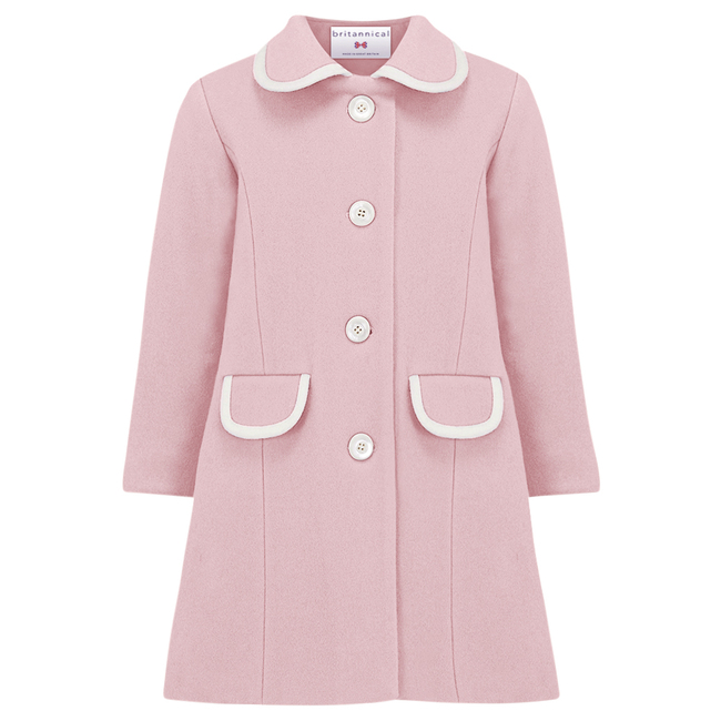 Kensington Coat, Pelham Pink - Wool Coats - 5