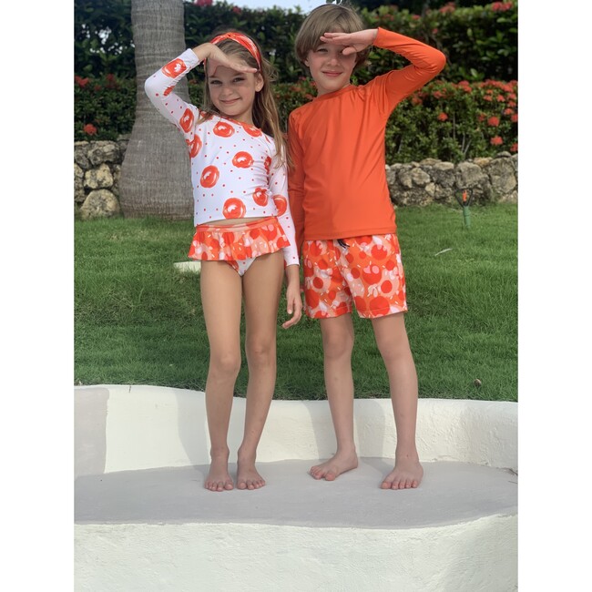 Boy short, Fizzy Orange - Swim Trunks - 2