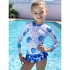 Aurore Two Pieces Rashguard, Bubbly Blue - Two Pieces - 2