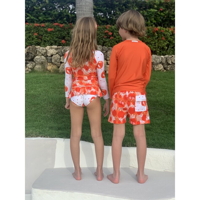 Boy short, Fizzy Orange - Swim Trunks - 4