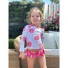 Aurore Two Pieces Rashguard, Pink Fest - Two Pieces - 3
