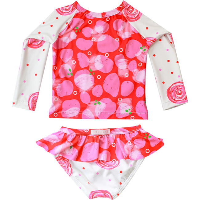 Aurore Two Pieces Rashguard, Pink Fest - Two Pieces - 4