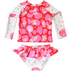 Aurore Two Pieces Rashguard, Pink Fest - Two Pieces - 4